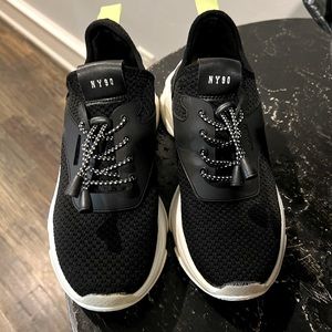 Womens Steve Madden Myles Athletic Shoe - Black Size 6